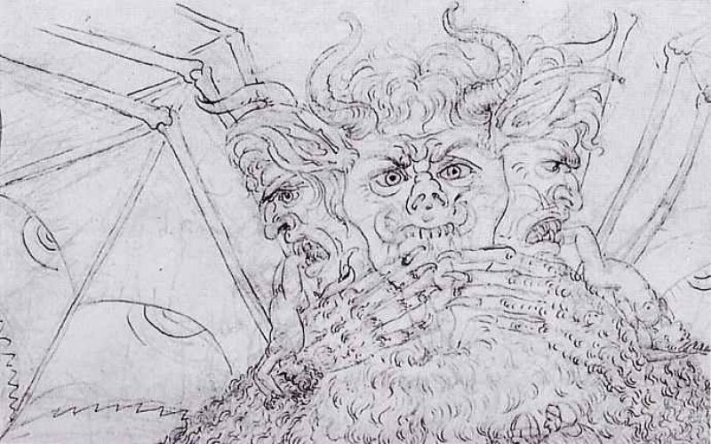 el infierno canto xxxiv lucifer (detalle) 1480-1490.jpg